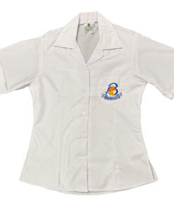 Bryanston High Short Sleeved Badged Blouse